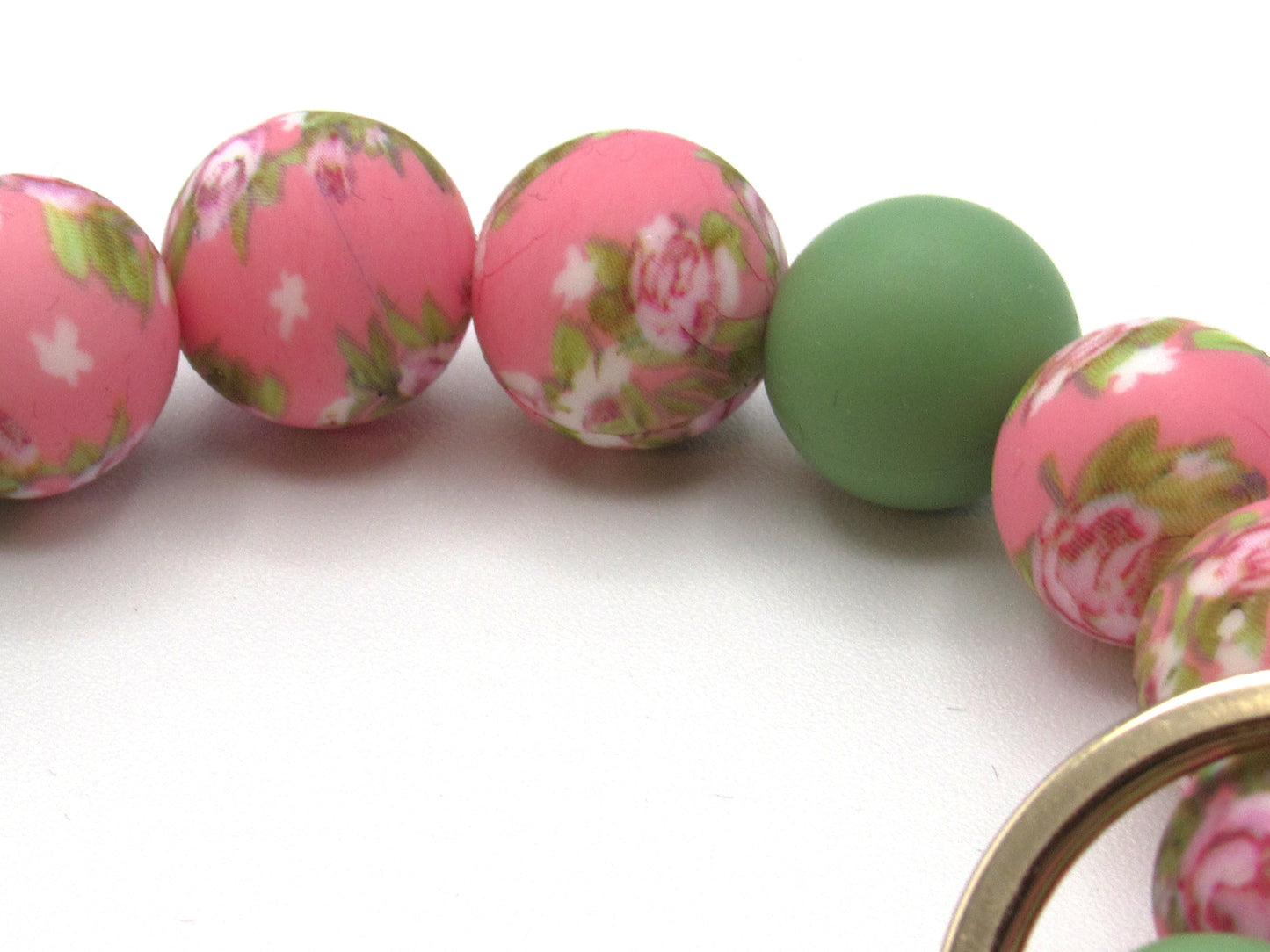 Silicone Key Ring, Key Chain, Moms Gift, Silicone Wristlet, Teacher Gift