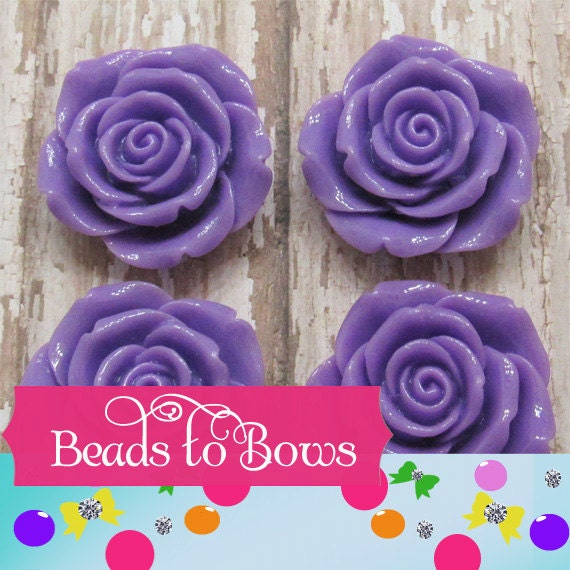 2 for 1.50 Purple 42mm Rose Flower Bead, Large Rose Necklace Bead, Bubblegum Beads, Rose Resin Bead,Chunky Bubble Gum Necklace Bead