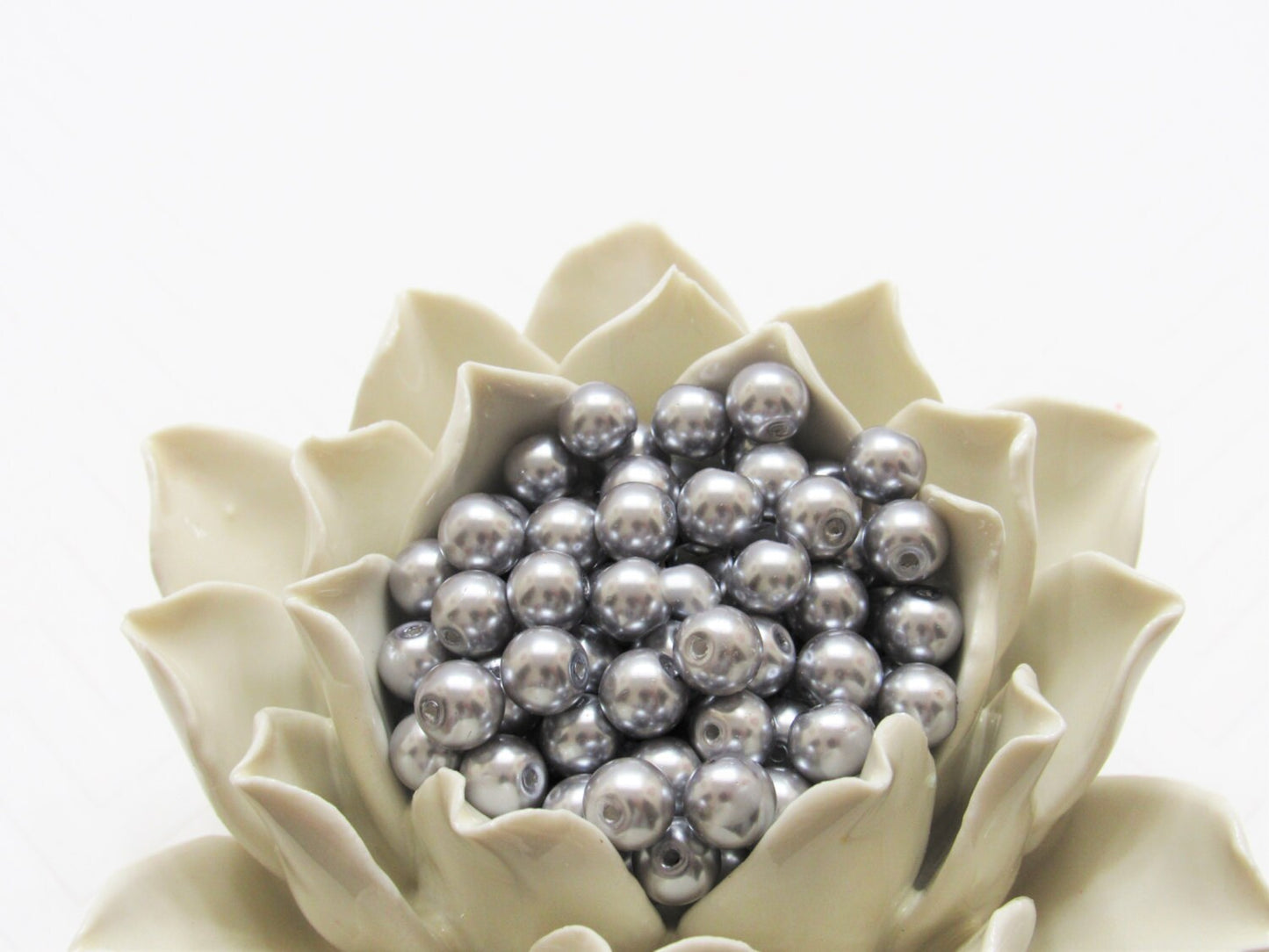 10mm Faux Glass Pearls White, Coffee, Lt. Grey, Black Bubblegum Pearls Chunky Pearls, Gumball Beads 10mm hole 1.5mm Colorful Beads,