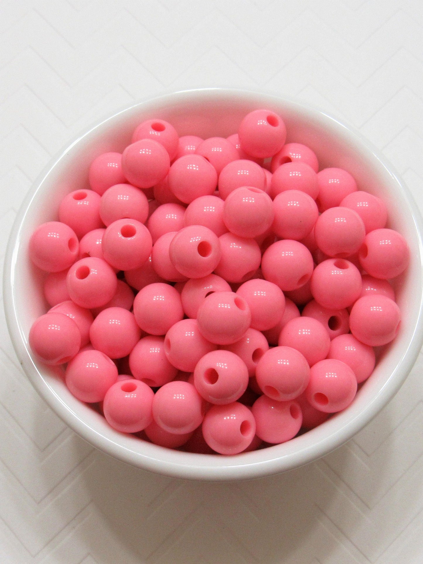 50 Pink 12mm Bubblegum Beads, Chunky Gumball Beads, Chunky Necklace Supply Bead, Gumball Beads, Chunky Necklace Beads