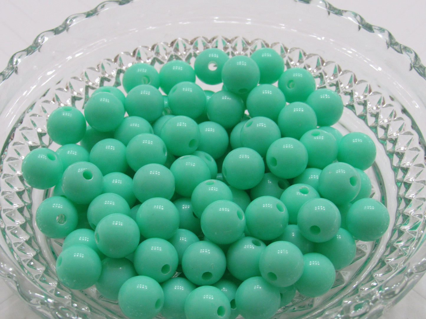 50 12mm Aqua Bubblegum Beads, Chunky Bubblegum Beads, Chunky Necklace Supply Bead, Gumball Beads, Bubblegum Beads, DIY Bead Supply