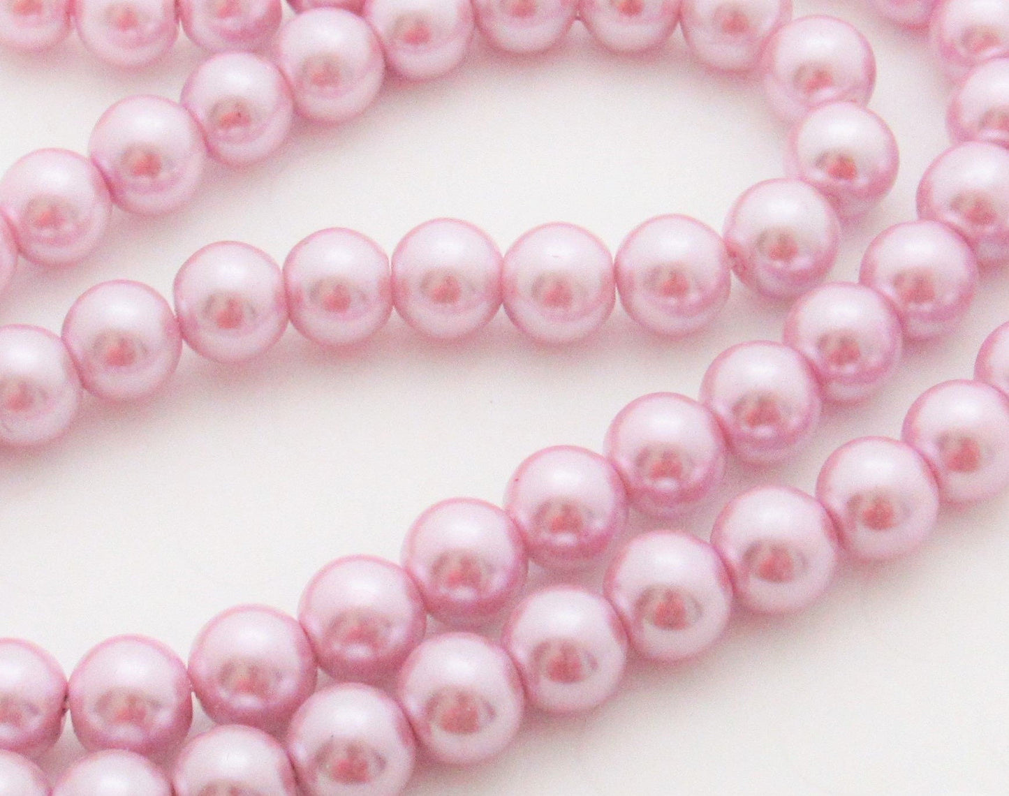 10mm Flamingo Bubblegum Pearls, Chunky Pearls, Glass Pearls, Gumball Pearls, Bubblegum Necklace Supply Bead, Jewelry Supply, Supply