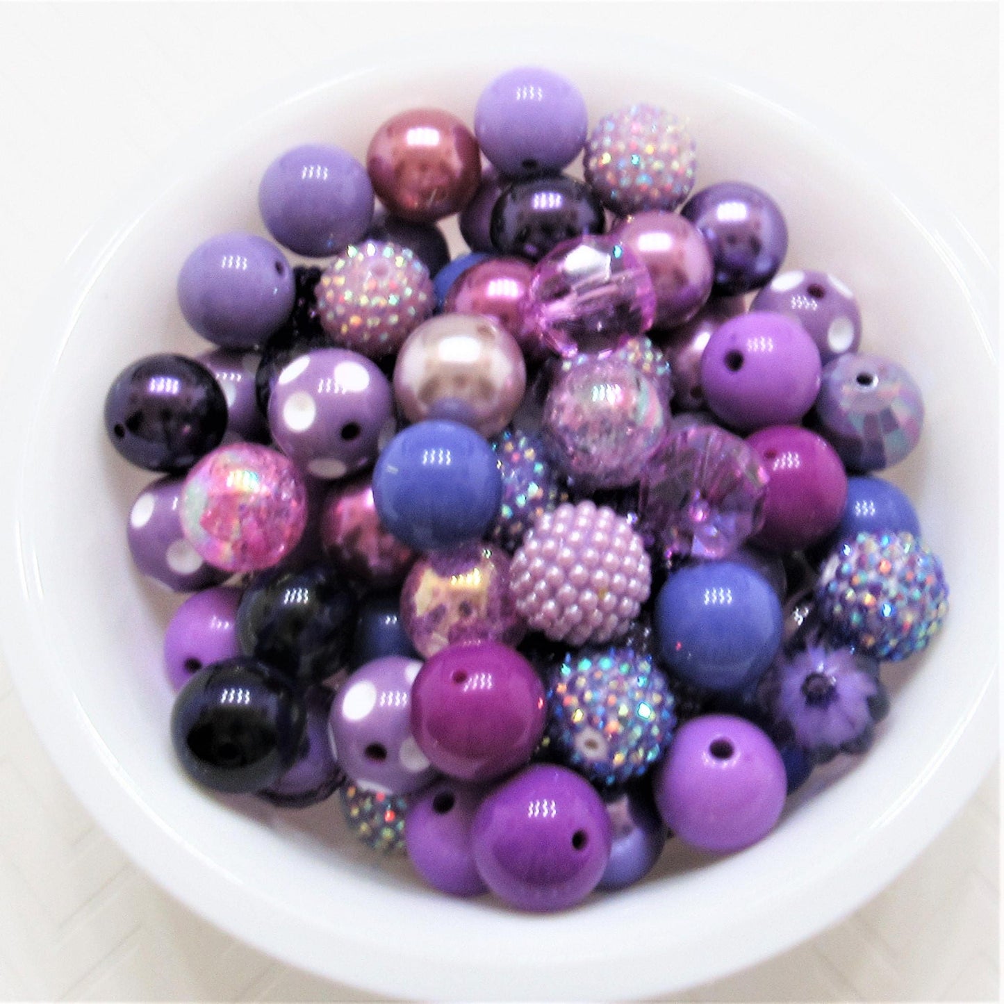 12 Ct. 20mm Bubblegum Assorted Bubblegum Beads, Bulk Chunky Necklace Beads, Acrylic Beads, Bubblegum Beads, Round Bubblegum Bead
