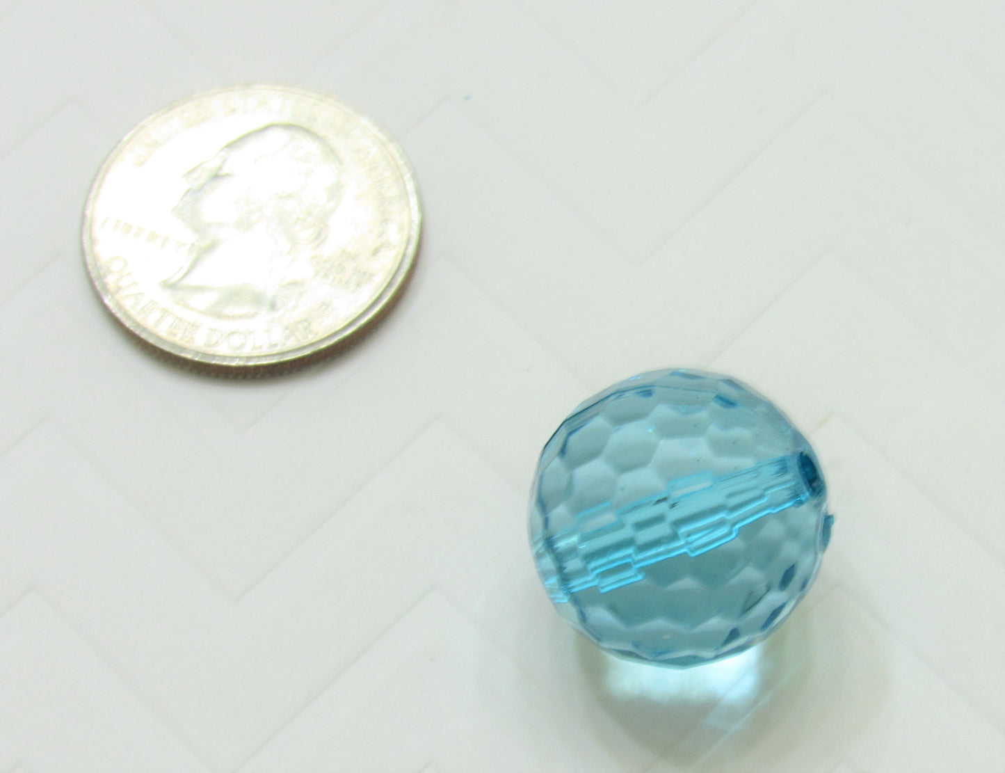 20mm Lt TurquoiseMultifaceted Bubblegum Beads,Transparent Bubblegum Beads, Chunky Bead Supply, Chunky Bead Supply, Bubblegum Necklace Bead