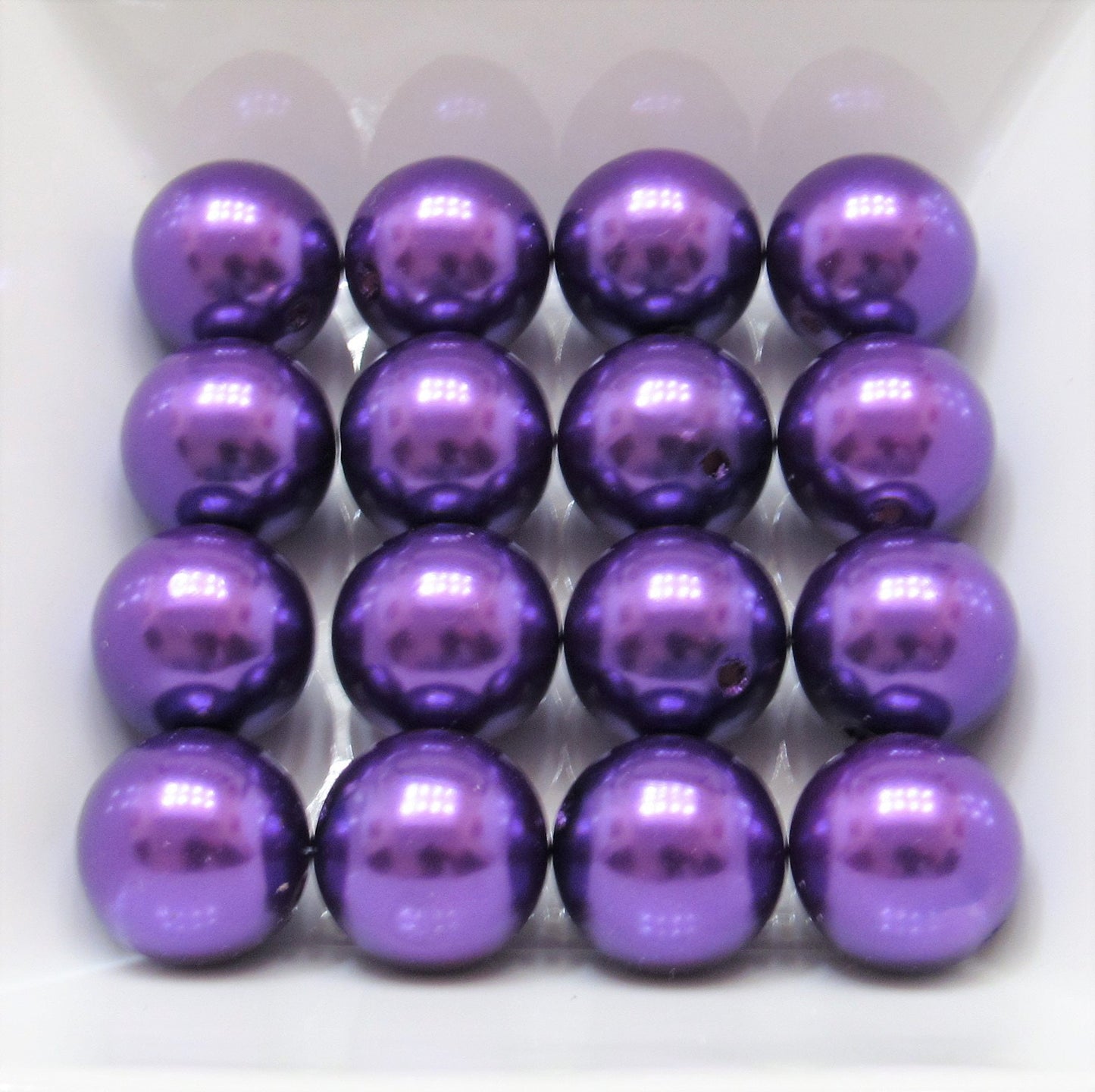 20mm Royal Purple Pearl Bubblegum Beads, Chunky Beads, Gumball Pearl Beads, Chunky Necklace Supply, Acrylic Pearl Beads, Chunky Bead Supply
