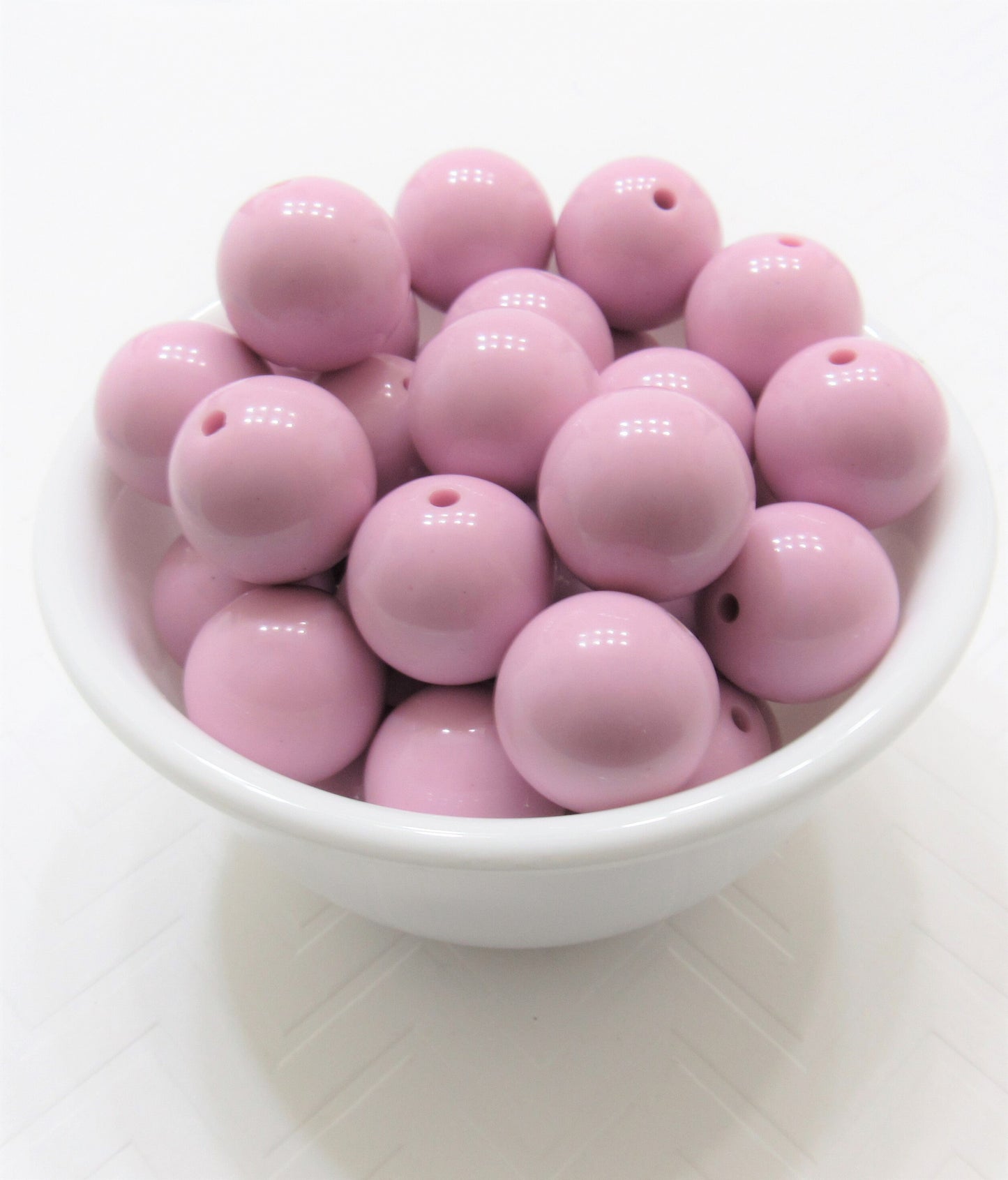 20mm Light Mauve Bubblegum Beads, Acrylic beads, Round Gumball Beads, Chunky Bubblegum Beads, Bubblegum Necklace Supply,  Beading Supply