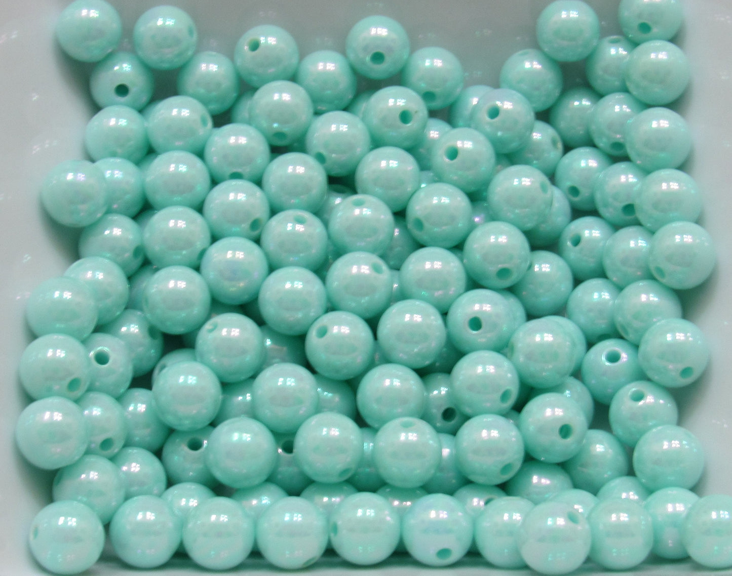NEW 10mm A B Lt. Blue Bubblegum Beads,  Chunky Bubblegum Beads, Gumball Beads, Acrylic Beads, Fairy Kawaii Bead, Chunky Bubblegum Bead