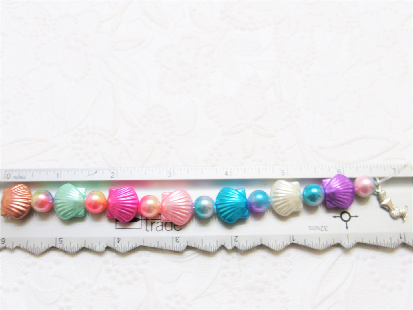16mm Sea Shell Beads, Mermaid Bracelet, Mermaid Bracelet Supply Bead, 24 Acrylic Sea Shell Bubblegum Bead