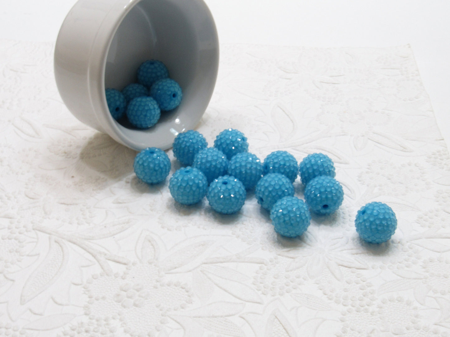 20mm Turquoise Rhinestone Beads, Clear Rhinestone Bubblegum Bead, Chunky Bubblegum Beads, Blue Beads, Acrylic Beads, Round Bead