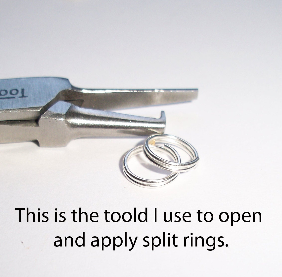 Quality 7mm Split Rings, Double Loop Split Rings, Strong Double Loop 7mm Split Ring, Chunky Necklace and Bottle Cap Supply, Split Rings