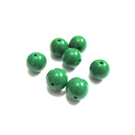 8mm Green Bubblegum Beads,  Gumball Beads,  Round Acrylic Beads, Chunky Bubblegum Supply Bead, Gumball Beads, Bubblegum Beads, Chunky Beads