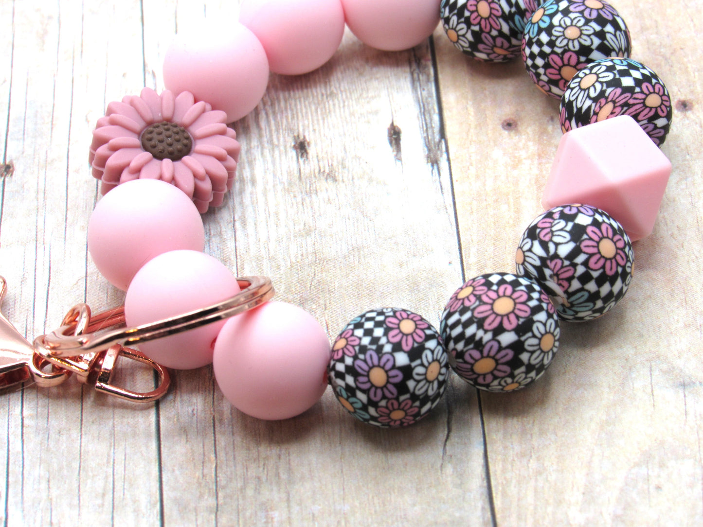 Silicone Key Ring, Key Chain, Moms Gift, Silicone Wristlet, Teacher Gift