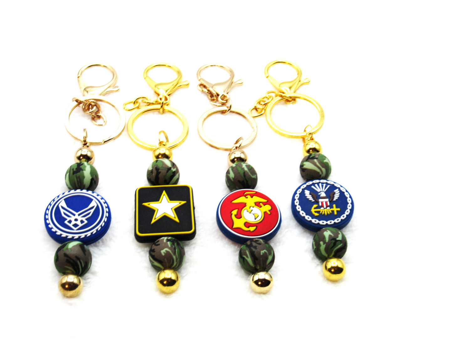 Military Emblem Keychain