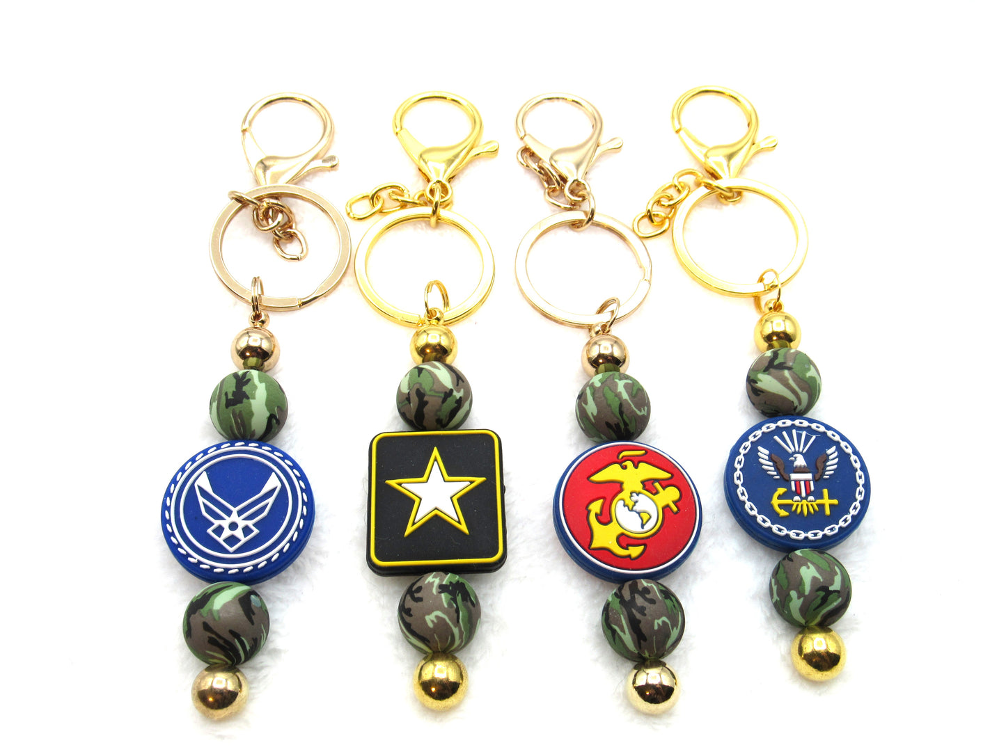 Military Emblem Keychain