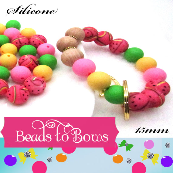 Silicone Key Ring, Key Chain, Moms Gift, Silicone Wristlet, Teacher Gift