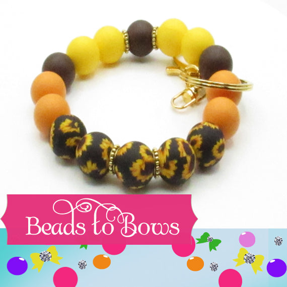 15mm Silicone Key Ring, Key Chain, Moms Gift, Silicone Wristlet, Teacher Gift