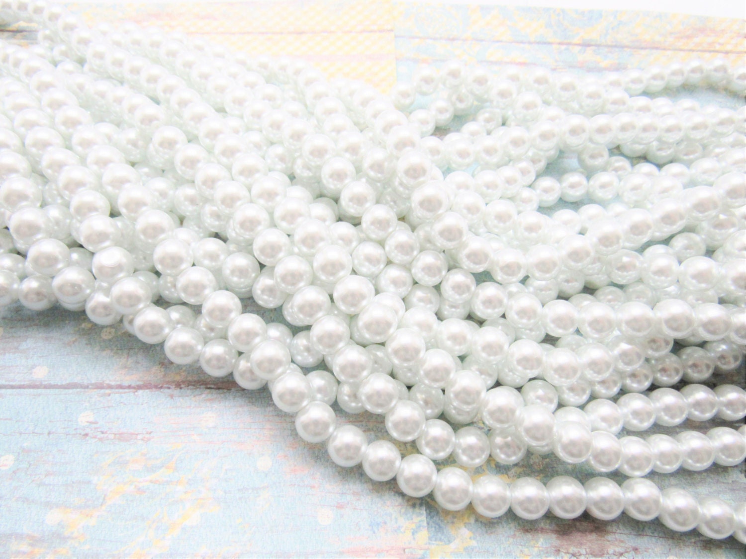 10mm White Glass Pearls, Bubblegum Beads, Chunky pearls, Gumball Pearls, Chunky Bubblegum Necklace Supply, Chunky Necklace Jewelry Supply