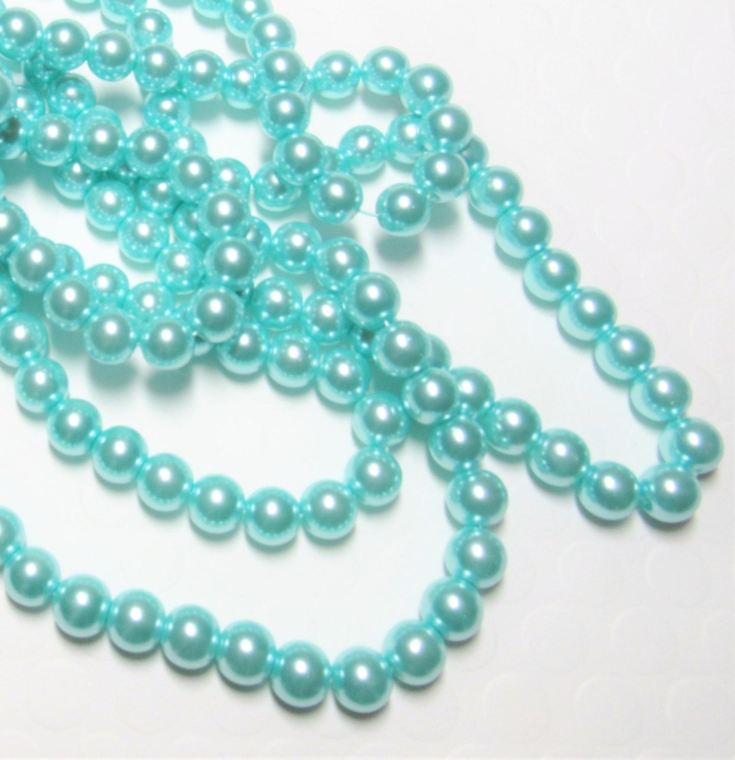10mm Cyan Blue Bubblegum Pearls, Chunky Pearls, Glass Pearls, Gumball Pearls, Bubblegum Necklace Supply Bead, Jewelry Supply,  Supply