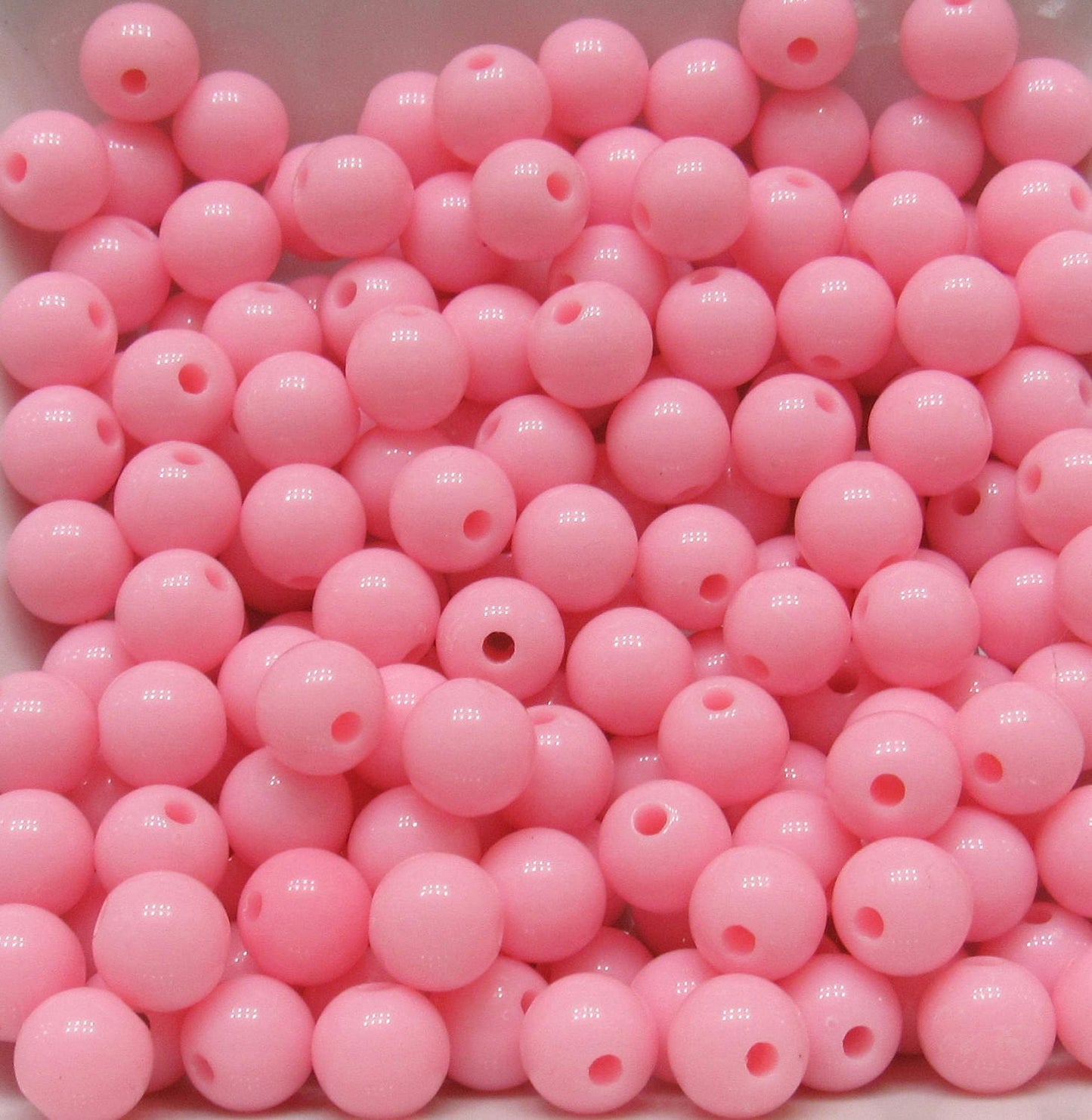 10mm Pink Chunky Bubblegum Beads, Round Bubblegum Beads, Chunky Necklace Supply Bead, Gum Ball Beads, Kawaii Fairy Kei Bead,