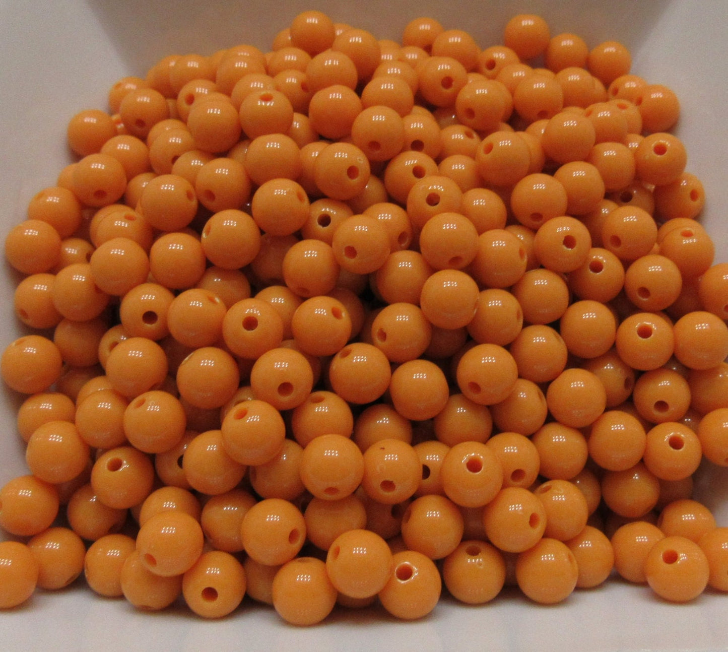8mm Mustard Chunky Bubblegum Beads, Acrylic Beads, Bubblegum Chunky Necklace Supply Beads, DIY Jewelry Supply Beads, 8mm Spacer Beads,