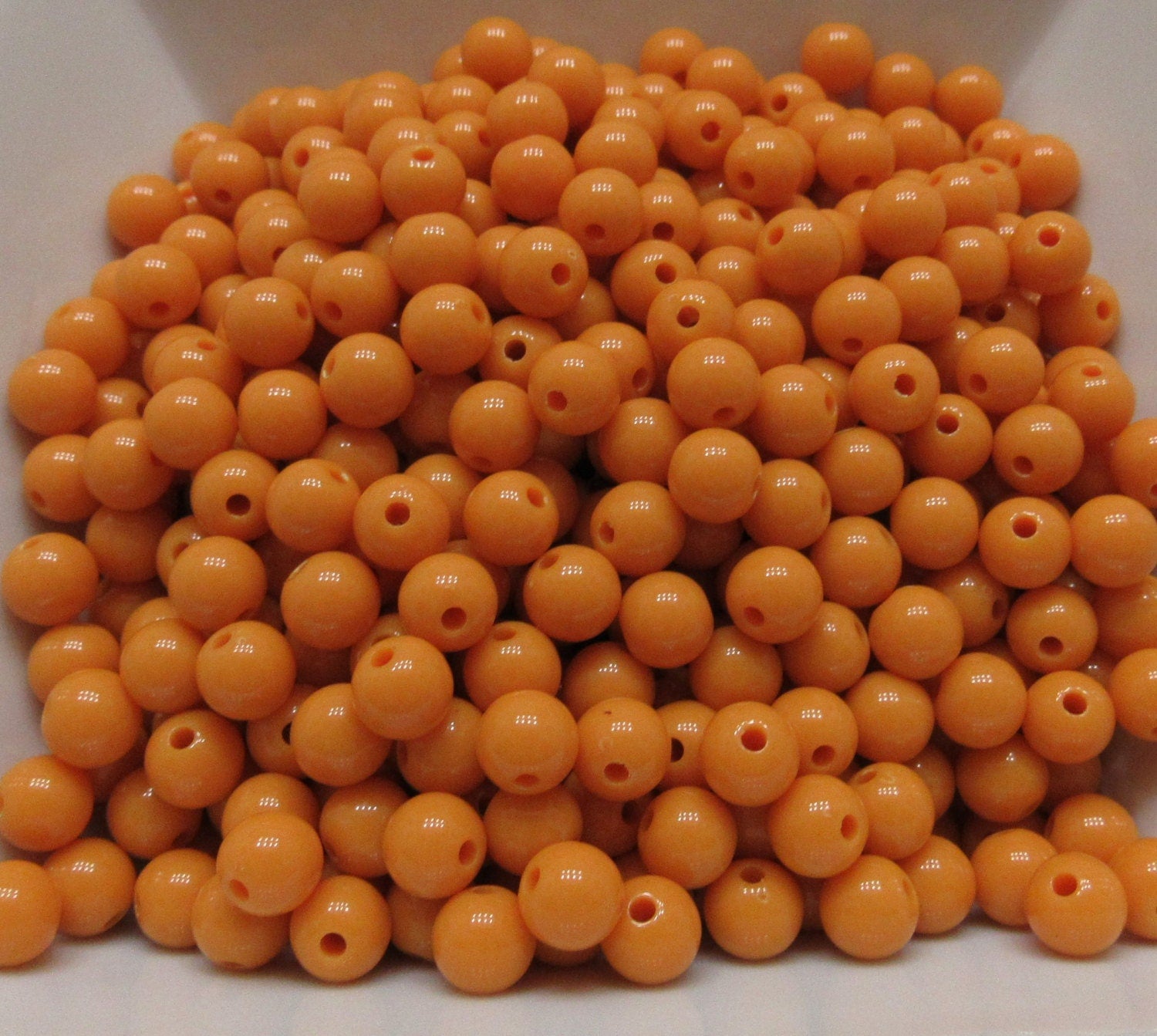 8mm Mustard Chunky Bubblegum Beads, Acrylic Beads, Bubblegum Chunky Necklace Supply Beads, DIY Jewelry Supply Beads, 8mm Spacer Beads,
