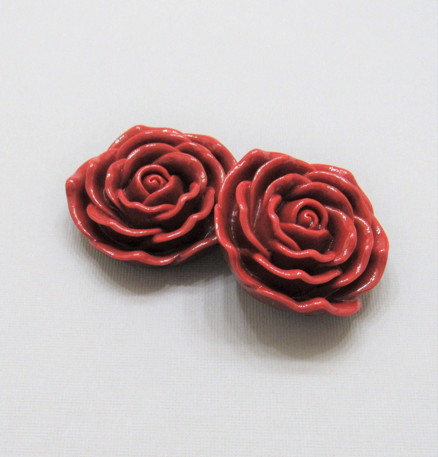 45mm Indian Red Chunky Rose Bead, Focal Bead, Bubblegum Beads, Chunky Necklace Beads, Chunky Rose Beads, Bubblegum Beads, Flower Beads