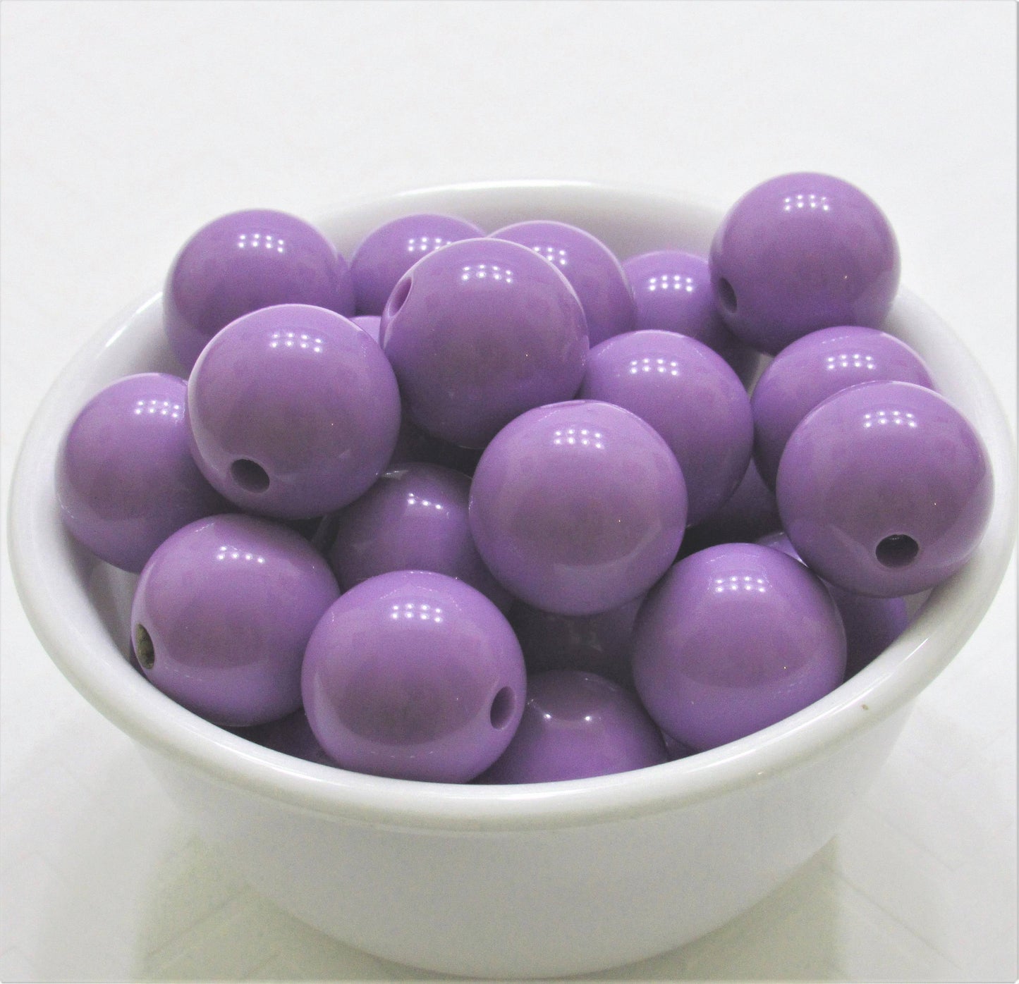 20mm Lavender Bubblegum Beads, Chunky Bubblegum Beads, Gum Ball Beads, Chunky Necklace Supply Beads, 20mm Gumball Beads, Chunk Bead Supply
