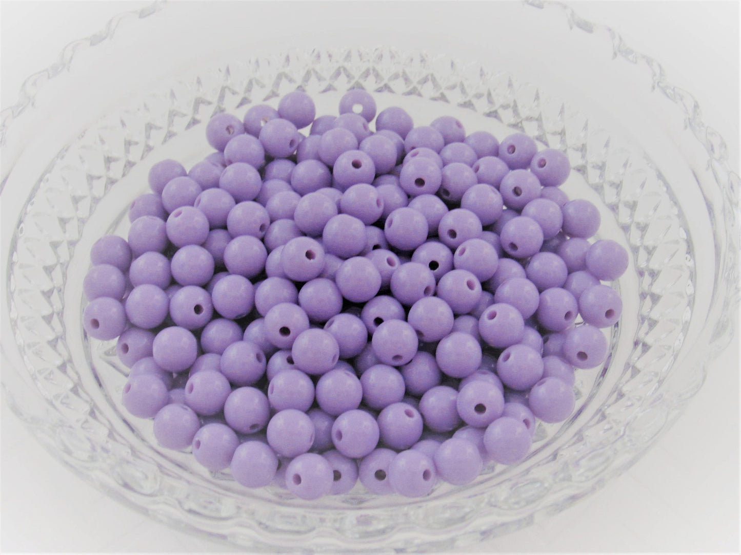 100ct. 8mm Pastel Lavender Bubblegum Beads, Gumball Beads, Round Acrylic Beads, Bubblegum Beads, Bubblegum Necklace Supply Beads