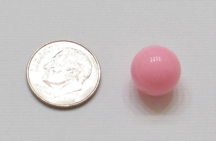 10mm Pink Chunky Bubblegum Beads, Round Bubblegum Beads, Chunky Necklace Supply Bead, Gum Ball Beads, Kawaii Fairy Kei Bead,