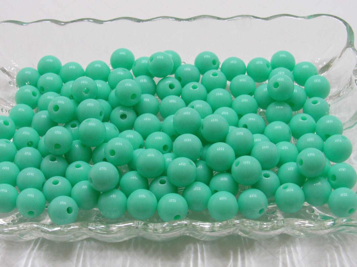 50 12mm Aqua Bubblegum Beads, Chunky Bubblegum Beads, Chunky Necklace Supply Bead, Gumball Beads, Bubblegum Beads, DIY Bead Supply