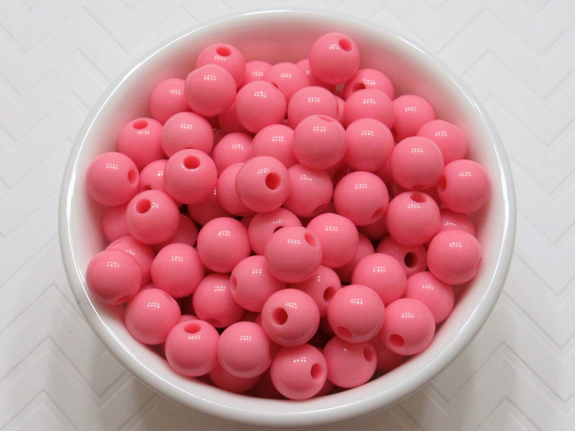50 Pink 12mm Bubblegum Beads, Chunky Gumball  Beads, Chunky Necklace Supply Bead, Gumball Beads, Chunky Necklace Beads