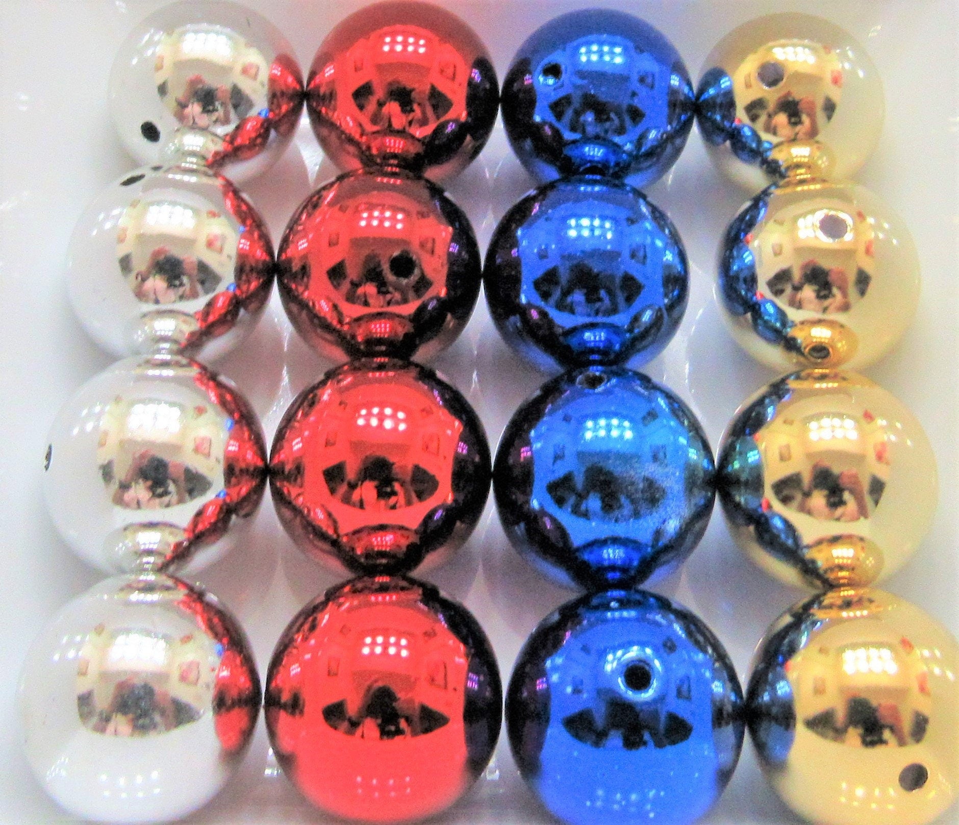 20mm UV Turquoise Shinny Bubblegum Bead, Chunky UV Bead Supply, Gumball, Jewelry Bead Supply, Bubblegum Bead, Shinny UV  Bubblegum Bead