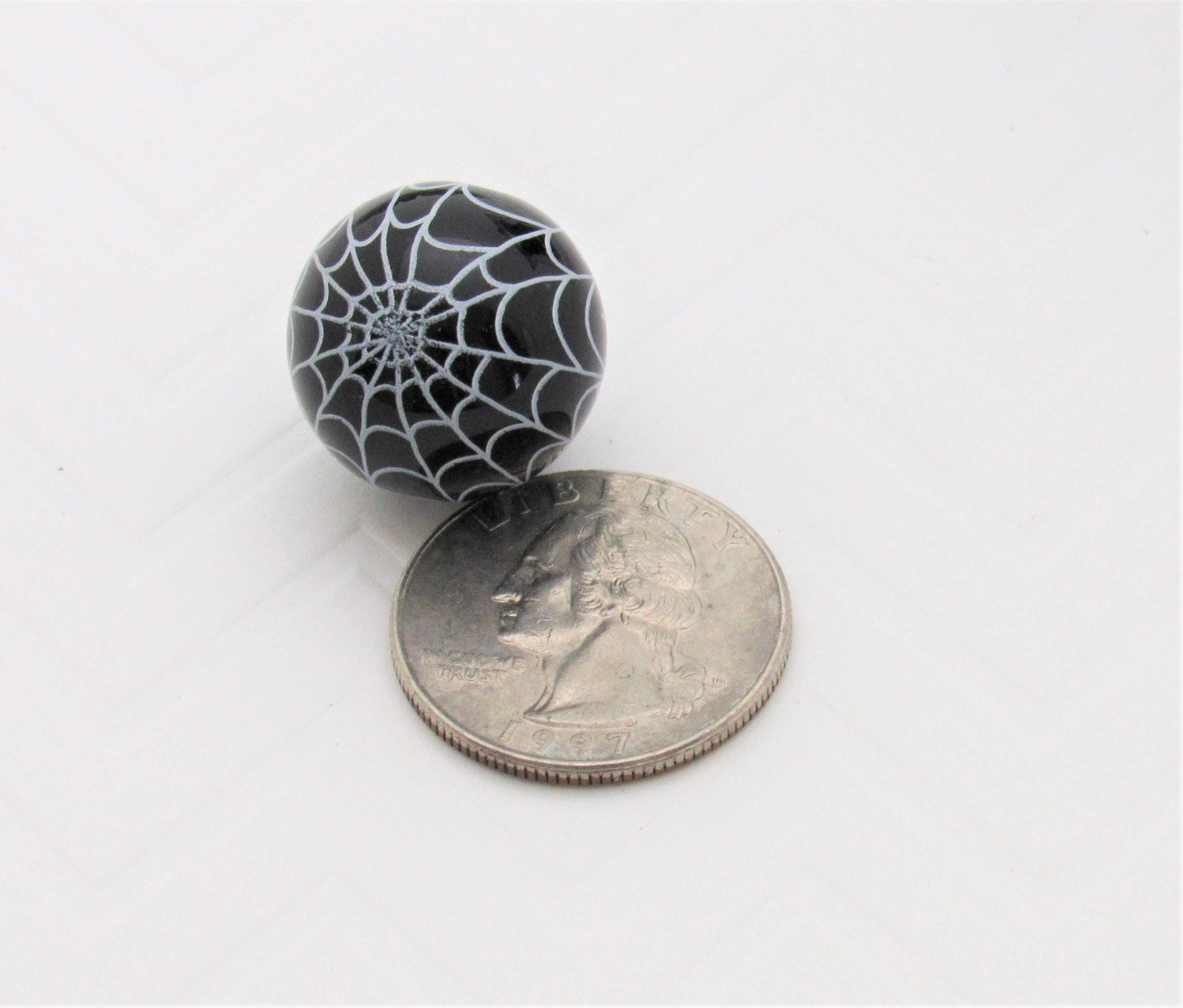 20mm Black Spider Web Beads, Halloween Beads, Black Pearls, Bubblegum Pearls, Faux Pearl Beads, Gumball Pearl Beads, Supply Beads