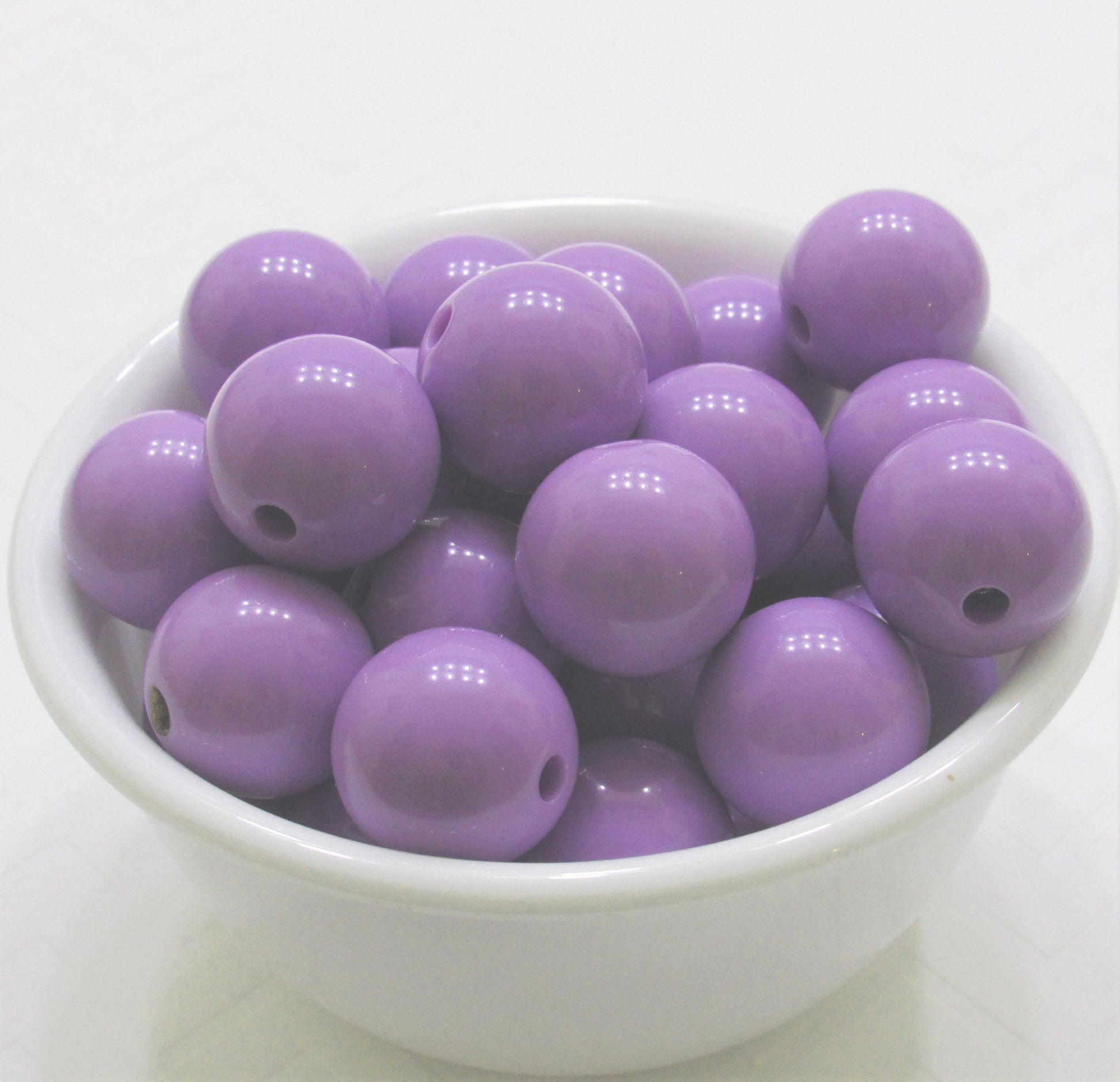 20mm Lavender Bubblegum Beads, Chunky Bubblegum Beads, Gum Ball Beads, Chunky Necklace Supply Beads, 20mm Gumball Beads, Chunk Bead Supply