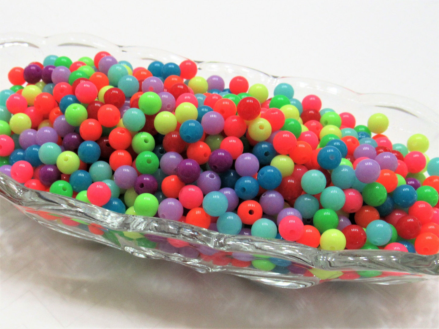 Sale 100 count 1.99 Neon Chunky Beads, Necklace Supply Bead, Gumball Beads, Bubblegum Beads, DIY Bead Supply
