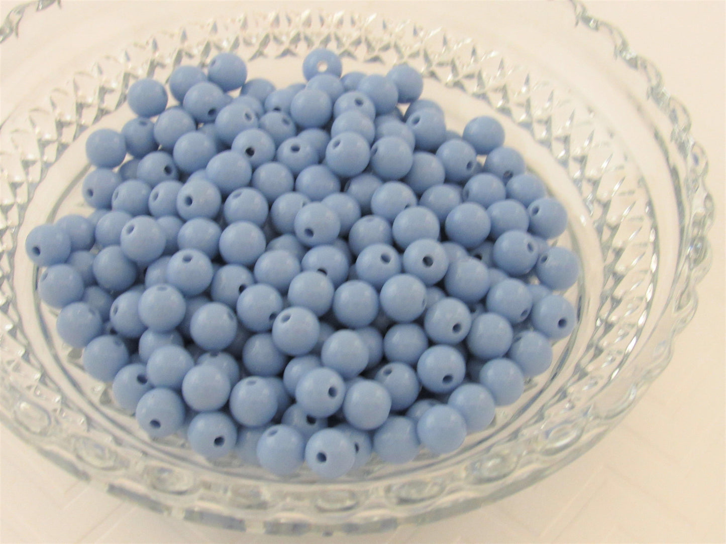 8mm Pastel Blue Bubblegum Beads, Gumball Beads, Round Acrylic Beads, Acrylic Beads, Bubblegum Beads, Bubblegum Necklace Supply Beads