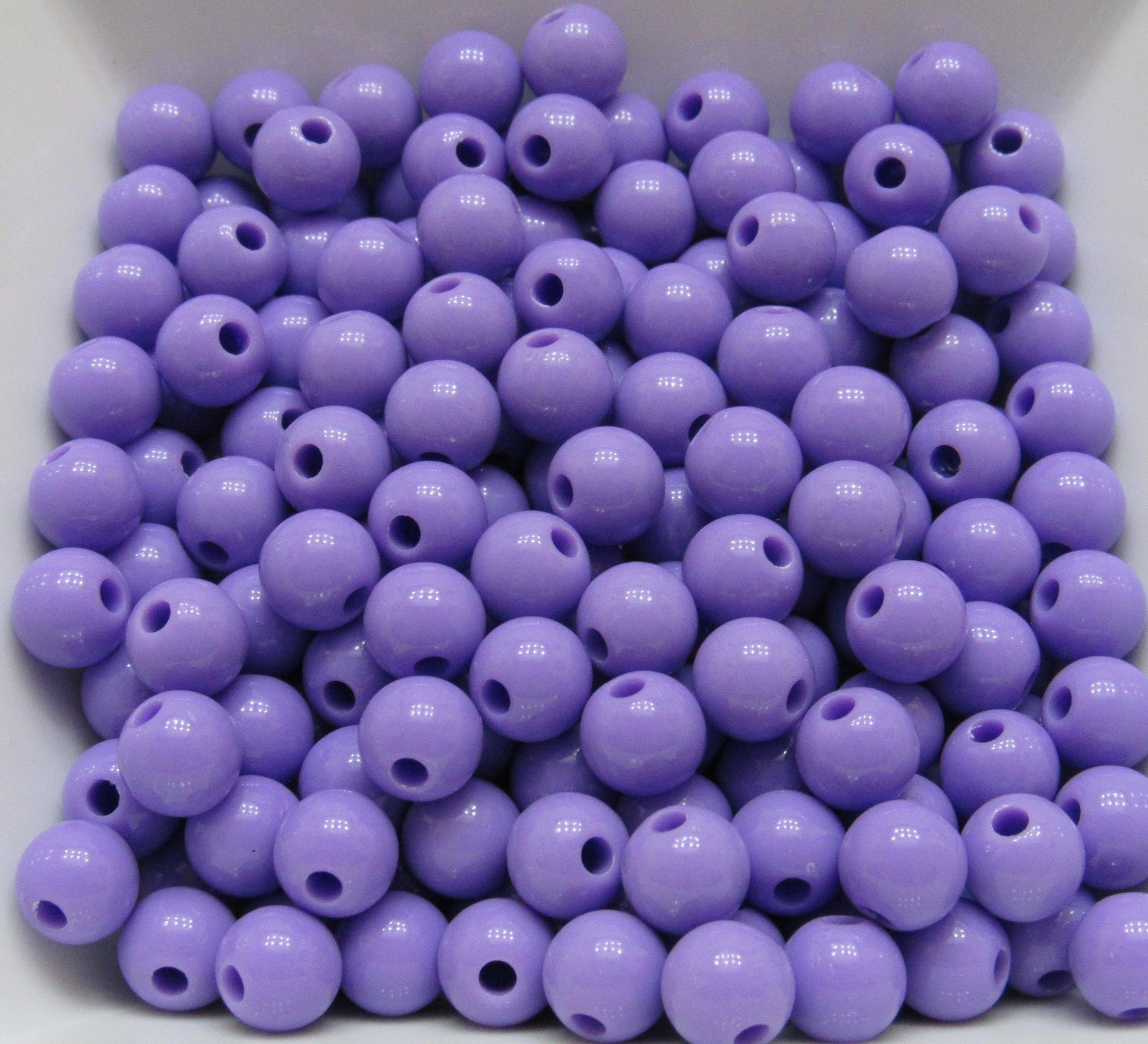 10mm Purple Bubblegum Beads, Round Bubblegum Beads, Chunky Acrylic Beads, Gum Ball Beads, Fairy Kei Beads, Chunky Necklace Supply Beads