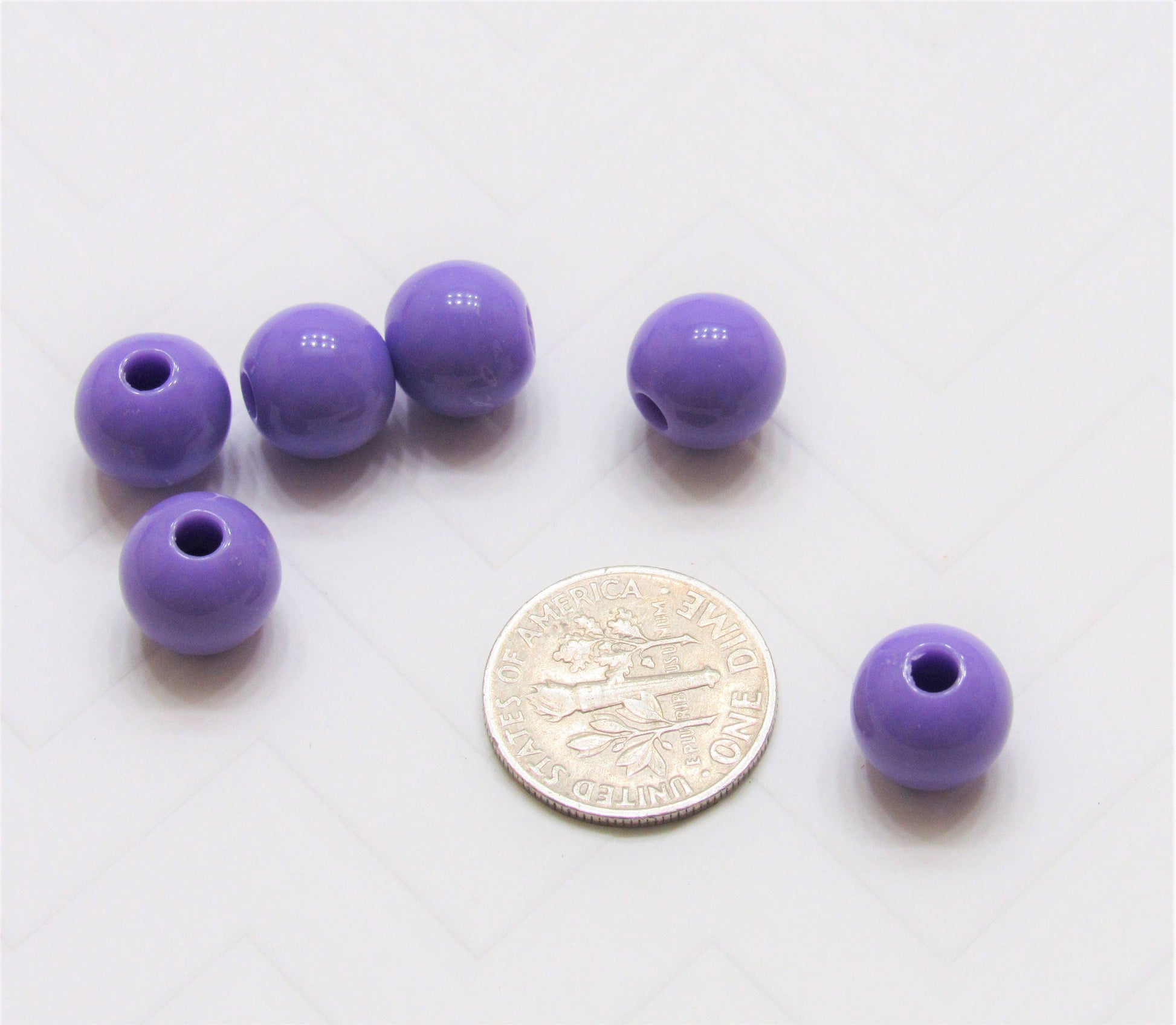 10mm Purple Bubblegum Beads, Round Bubblegum Beads, Chunky Acrylic Beads, Gum Ball Beads, Fairy Kei Beads, Chunky Necklace Supply Beads