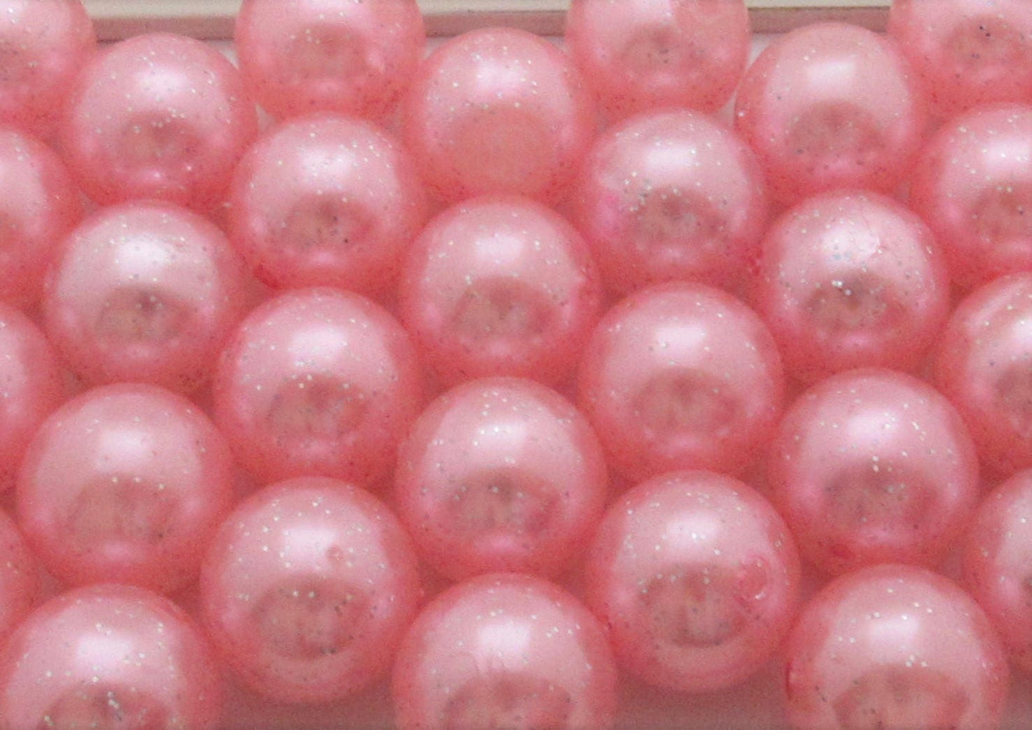 20mm Glitter Pink Pearls, Chunky Pearl Beads, Bubblegum Glitter Beads, Chunky Beads, Faux Pearl Beads, Chunky Bead Supply, Pearl Bead