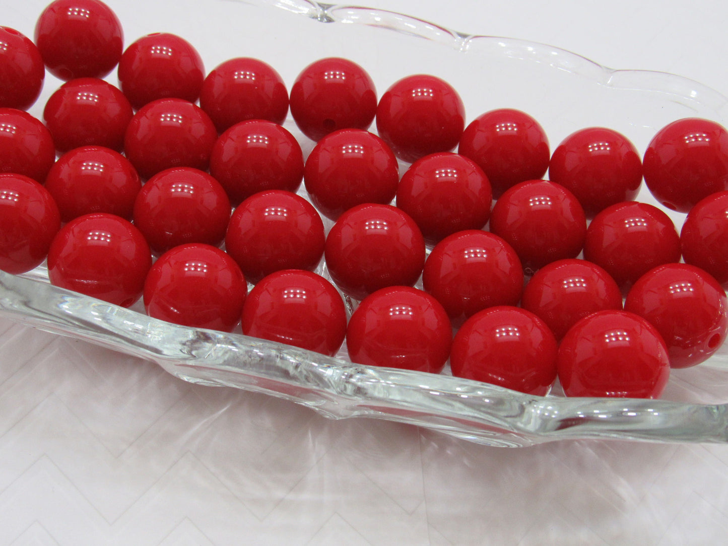 20mm Red Bubblegum Beads, Chunky Beads, Gumball Beads, Chunky Bubblegum Beads, Chunky Necklace Supply Beads, Round Acrylic 20mm Beads