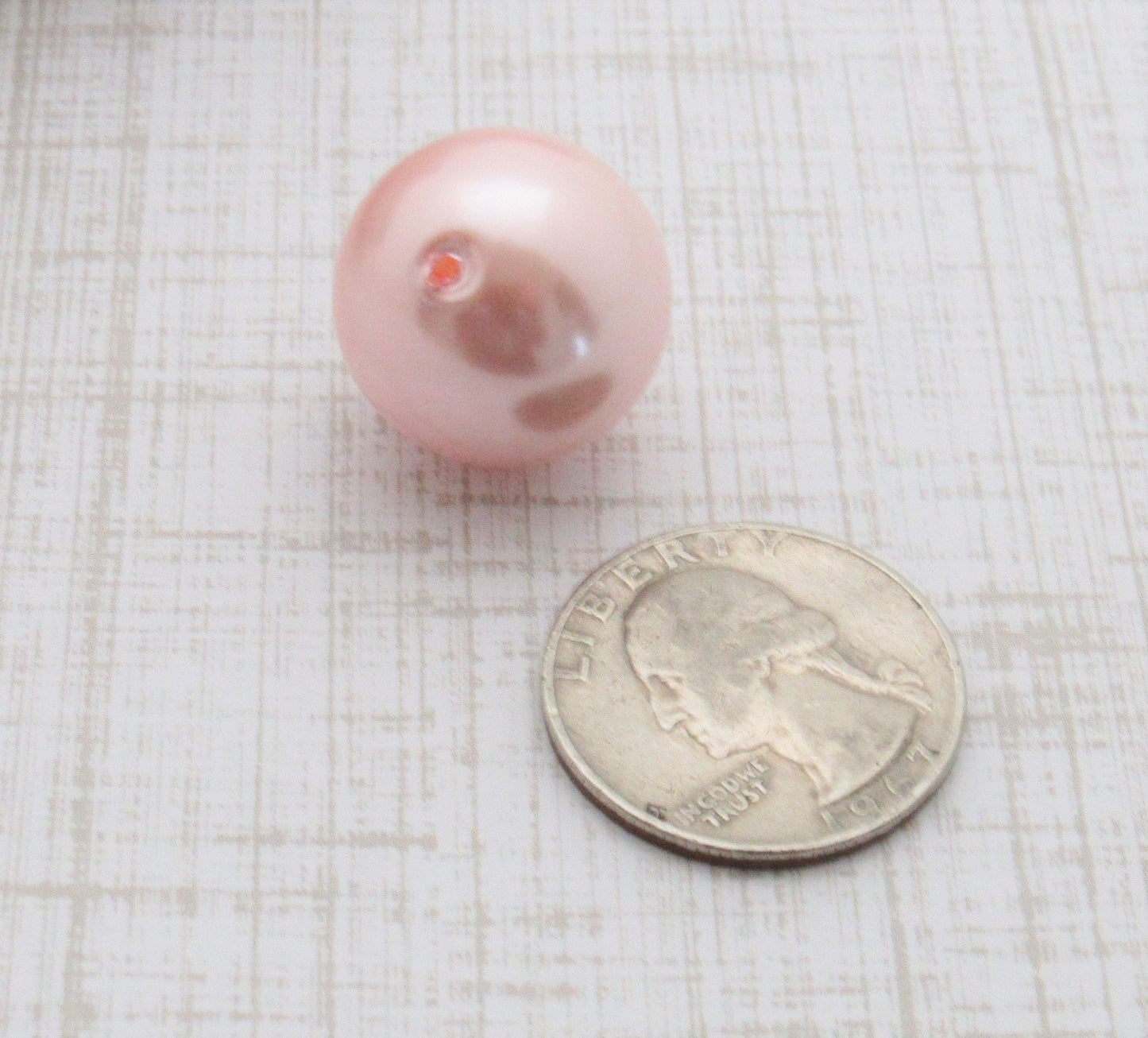 20mm Light Pink Pearl Beads, Chunky Pearl Beads, Bubblegum Pearl Beads, Chunky Beads, Faux Pearl Beads, Gumball Pearl Beads, Supply Beads