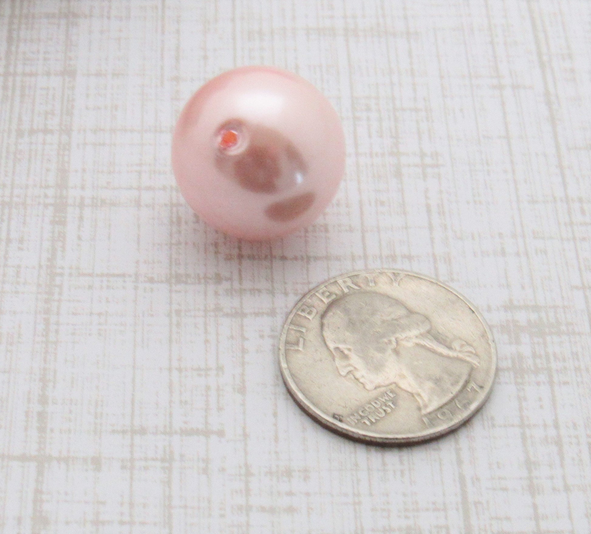 20mm Light Pink Pearl Beads, Chunky Pearl Beads, Bubblegum Pearl Beads, Chunky Beads, Faux Pearl Beads, Gumball Pearl Beads, Supply Beads