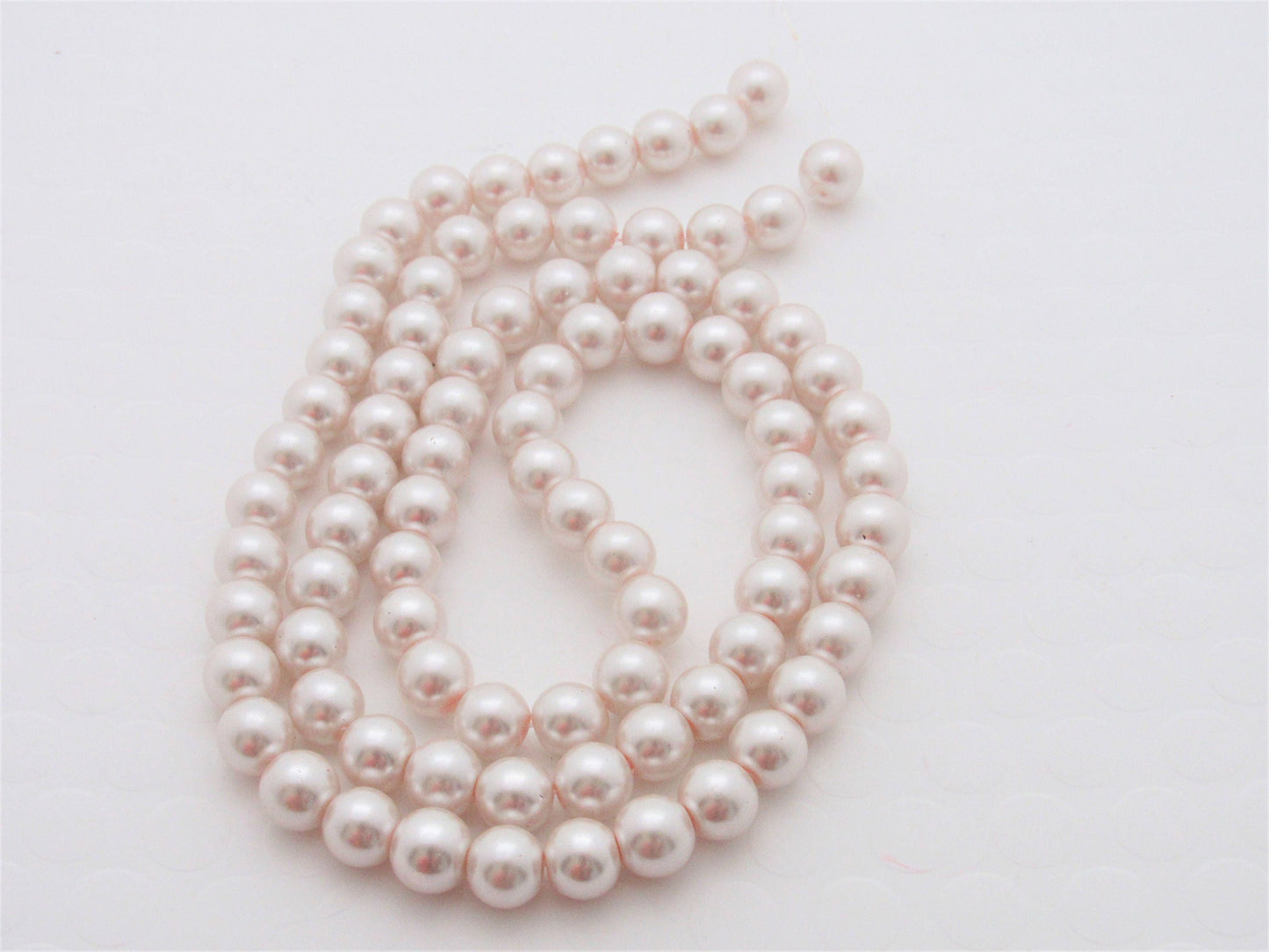 New 10mm Antique White Bubblegum Pearls, Chunky Pearls, Glass Pearls, Gumball Pearl, Bubblegum Necklace Supply Bead, Jewelry Supply,  Supply