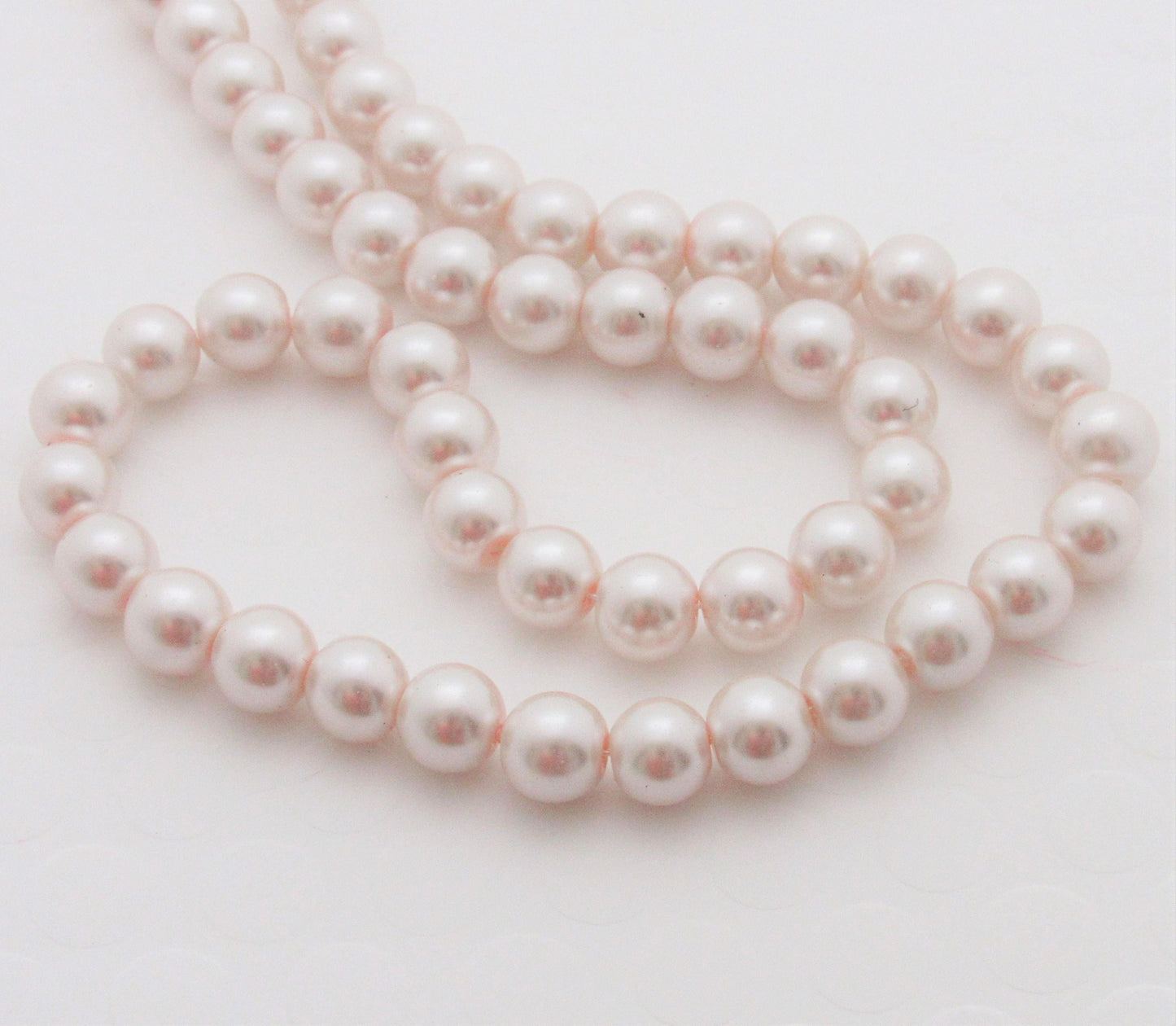 New 10mm Antique White Bubblegum Pearls, Chunky Pearls, Glass Pearls, Gumball Pearl, Bubblegum Necklace Supply Bead, Jewelry Supply,  Supply