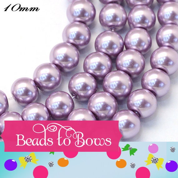10mm Plum, Indigo, Flamingo, Orchid, Bubblegum Pearls, Chunky Pearls, Glass Pearls, Bubblegum Necklace Supply Bead, Jewelry Supply,