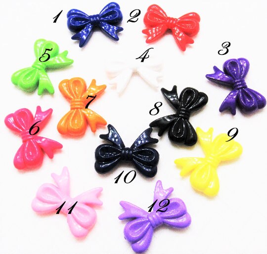 46mm Chunky Bow Beads, Bubblegum Bow Bead, Chunky Necklace Bead, Bubble Gum Bow Beads, Jewelry Findings, Chunky Bubblegum Necklace bead