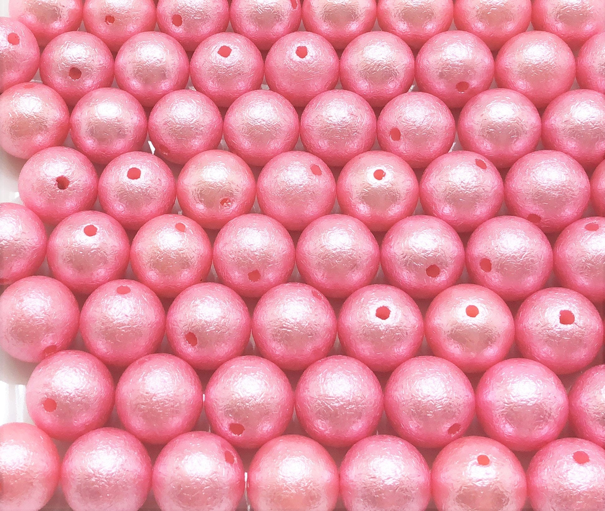 20mm Pink Wrinkled Bubblegum Pearl Beads, Chunky Gumball Beads,  Round Wrinkled Pearls, Acrylic  Beads, Chunky Necklace Supply Bead,