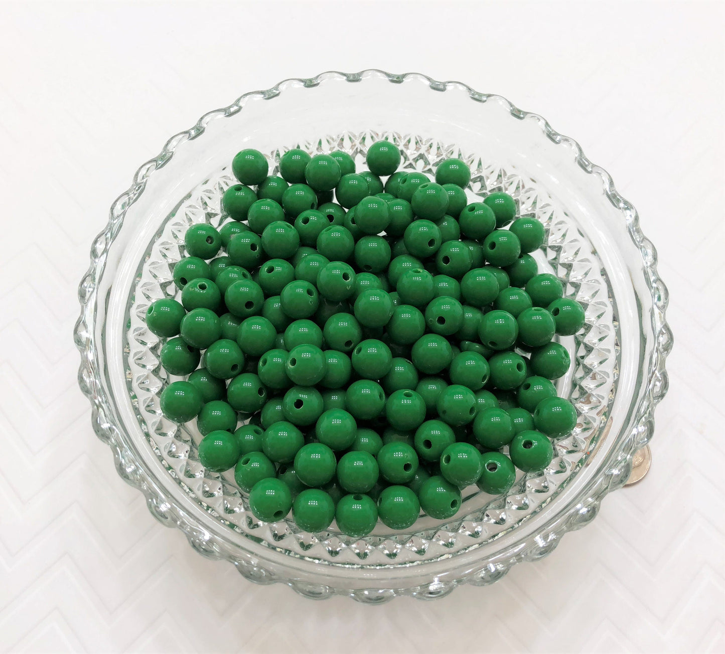 10mm Green Bubblegum Beads, Round Bubblegum Beads, Chunky Acrylic Beads, Gum Ball Beads, Fairy Kei Beads, Chunky Necklace Supply Beads