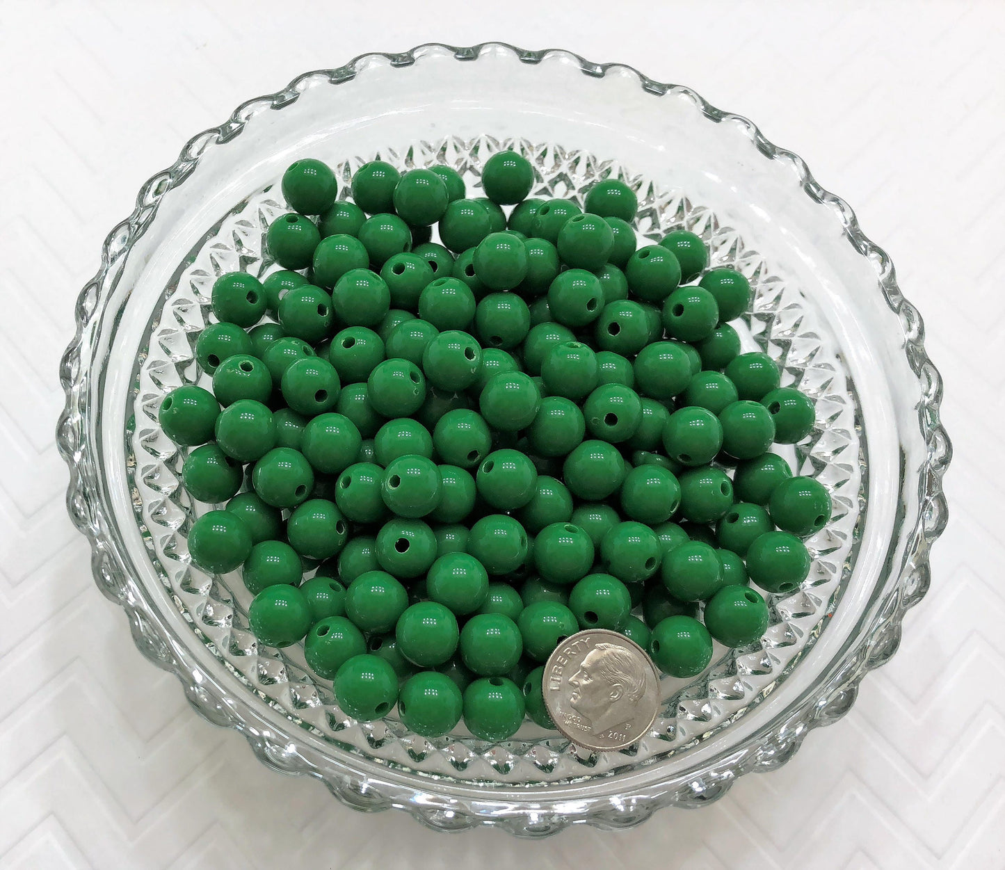 10mm Green Bubblegum Beads, Round Bubblegum Beads, Chunky Acrylic Beads, Gum Ball Beads, Fairy Kei Beads, Chunky Necklace Supply Beads