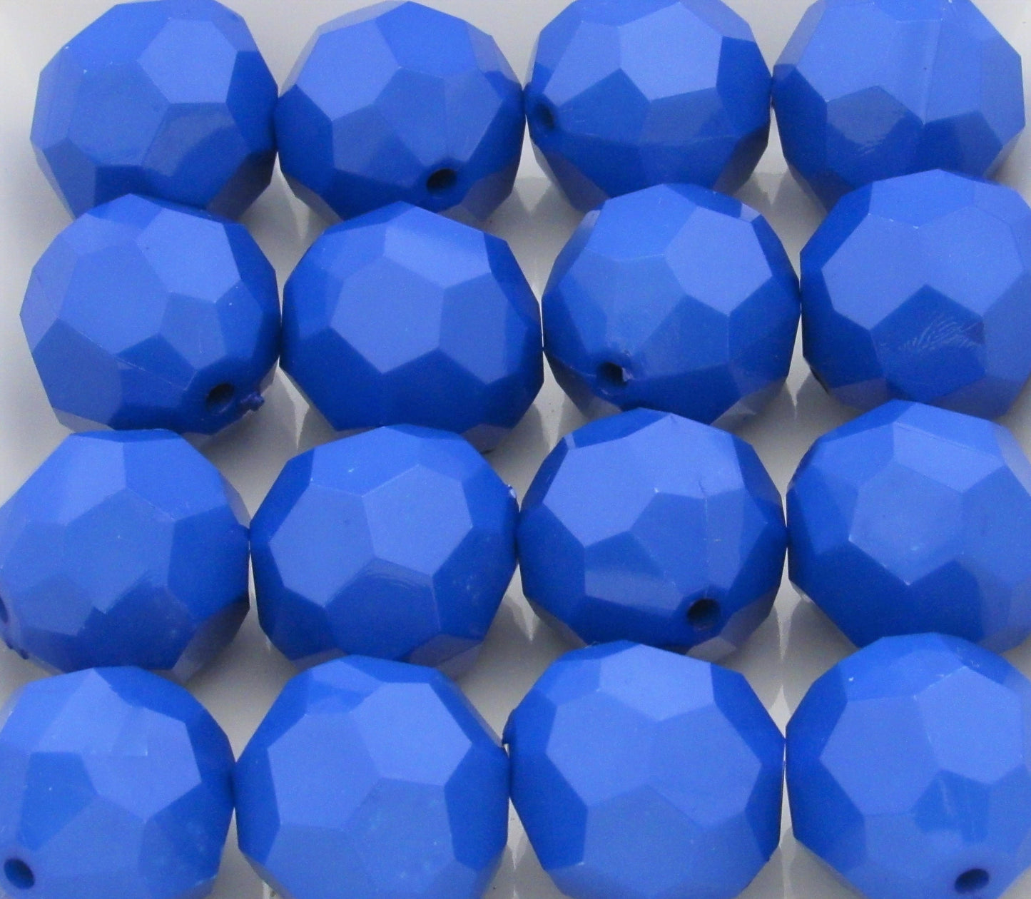 20mm Solid Royal Faceted Beads, 10ct. Bubblegum Beads, Gumball Beads, Acrylic Bead, Bubblegum Bead, Solid Round Bead, Chunky Necklace Supply